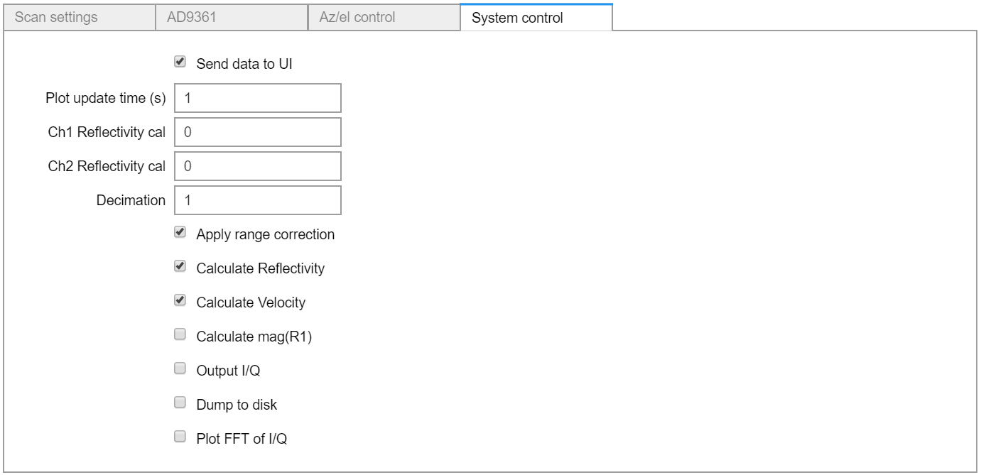 System-level configuration settings.